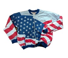 USA American Flag Windbreaker